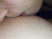 Preview 3 of She sucks my nipples and clit - Lesbian_illusion