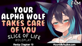 F4M - Taking Care of You - Alpha Wolf Girl x Injured Listener - Personal Attention - ASMR