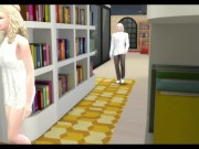 Preview 1 of Step-Daughter School Library @ 5am (SIMS 4)
