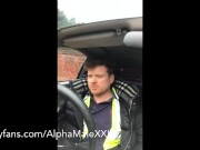 Preview 5 of British Builder Wank In Car