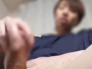 Preview 2 of 【亀頭責】亀頭どアップでローションガーゼ使ってオナニー【喘ぎ声】Masturbation ejaculation using lotion gauze with the glans close up