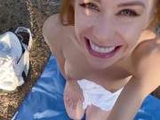 Preview 5 of Amateur Quick Anal Fuck and Anal Creampie on the way home - Mia Bandini