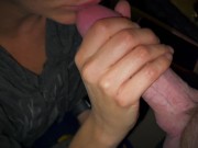 Preview 1 of Cumshorts #1, Quick Blowjob and Cumshot video