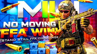 Modern Warfare 2: ''NO MOVING FFA WIN'' - Free For All Challenge #1 (MW2 Stationary FFA Win)