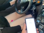Preview 4 of Cumming Hard in Public Drive thru with Lush Remote Controlled Vibrators(Lovense)
