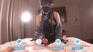 【Blue Archive】✨Kisaki Cosplayer get Fucked, Japanese hentai anime crossdresser cosplay 8