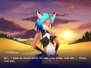 Preview 1 of Space Paws #19 - Visual novel gameplay - Finally got sex from Siaren