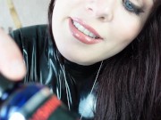 Preview 6 of ASMR - Saying mean things to you as I shine my latex