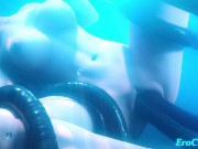 Preview 4 of Tifa underwater tentacle hentai!