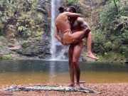 Preview 6 of outdoor sex at the waterfall
