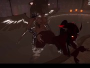 Preview 1 of [VRChat] Taking Devil doggy style in the pool - Pool fun Part 2