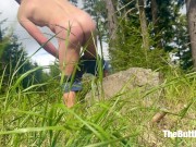 Preview 6 of Watch this nature boy sit down on a stone and finger himself