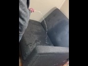 Preview 5 of Spraying the couch with my piss