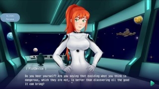 Space Paws #23 - Visual novel gameplay - Main harem ending