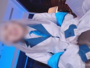 Preview 6 of 【ありすほりっく】M男君が甘サド系コスプレイヤーに手袋コキで14回連続寸止めされる【Aliceholic13】