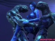 Preview 6 of WEREWOLVES AND ALIENS POUNDING TEEN ASSHOLES - 3D MONSTER PORN