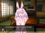 Preview 1 of Tails Titties Hot Spring - This nurse bunny girl is moaning lovely during anal sex