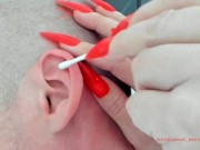 Preview 1 of Old lady massages with long nails taboo fetish asmr