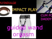 Preview 1 of GUIDED ORGASM WITH A WAND (AUDIO ROLEPLAY) INTENSE GUIDED ORGASM.GRAB YOUR WAND