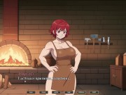 Preview 5 of Tomboy: Love in Hot Forge #4 - Visual novel gameplay - Getting nice apology from brigid