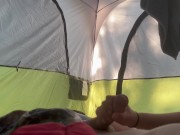 Preview 1 of Missy Jacks a Huge Load Out Of Me on my Birthday Camping Trip