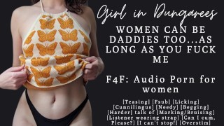 F4F | ASMR Audio Porn for women | Fuck me with your strap Daddy | Femdaddy | GFE