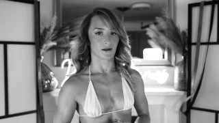 Yoga Workout in a Bikini with HannahJames710! Splits, Squats and Butt Exercises!
