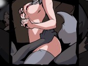 Preview 6 of Furry Fox Riding Big Cock Until Creampied! - Uncensored Cartoon Hentai