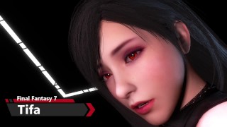 Final Fantasy Tifa giving a nice tit job - 60fps with Sound