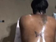 Preview 6 of coconut oil on ebony milf booty