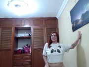 Preview 1 of Delicious chubby redhead rides a big cock