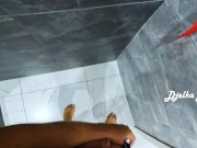 Preview 1 of FreeUse My StepMom in the Bathroom - Djelka Bianki