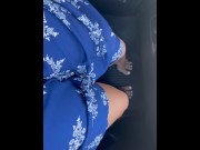 Preview 2 of Toe Curling Orgasm in the Car - Spoiled Bunny