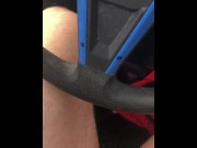 Preview 6 of Masturbation & Cumshot To Eat While Stopping To Take A Break While Solo Off Roading