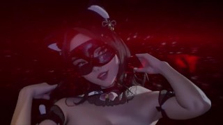 Extreme multiple Orgasms foreplay Bunny girl 1