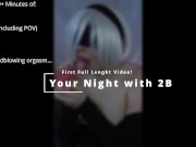 Preview 5 of 2B, Reprogrammed Android in Brothel, Sucks and Fucks to Orgasm