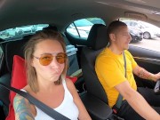 Preview 2 of Wife gives me handjob while driving a car!