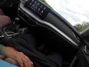 Preview 6 of Wife gives me handjob while driving a car!