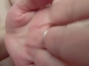 Preview 1 of Play with anal and fingering pussy after morning shower