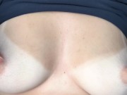 Preview 1 of [4k] Am Horny so I play with my boobs