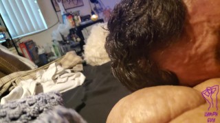 Caregiver Daddy Begs for Disabled Boys Cum