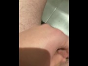 Preview 3 of I wank  in public and at work  cum and then continue to wank