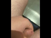 Preview 4 of I wank  in public and at work  cum and then continue to wank