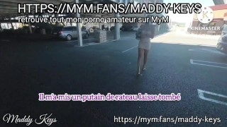 Those 2 french sluts offer a threesome to this stranger they met at Burger King - 100% real porn