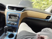 Preview 2 of Horny Car Pee And Cum