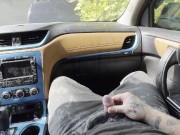 Preview 5 of Horny Car Pee And Cum