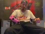 Preview 1 of Pocka Dot Glove Masturbation