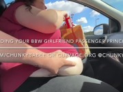Preview 6 of STUFFING BBW FEEDEE GIRLFRIEND WITH MCDONALDS AND KFC!!