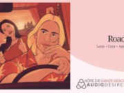 Preview 1 of Dreier auf der Rückbank | Erotic Audio [threesome] [cuckold]