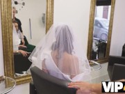 Preview 2 of VIP4K. Sexy bride gets trimmed pussy licked and fucked well by handsome hairdresser